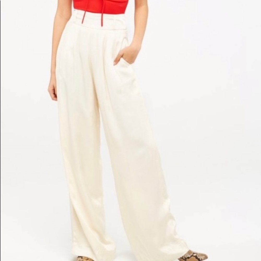 Capulet Sateen Wide Leg Pants - Revolve